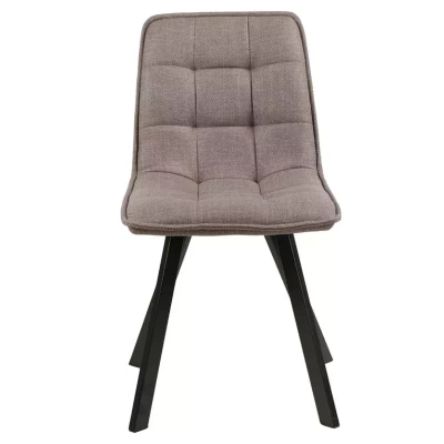 Esszimmerstuhl RIKO - schwarz / beige