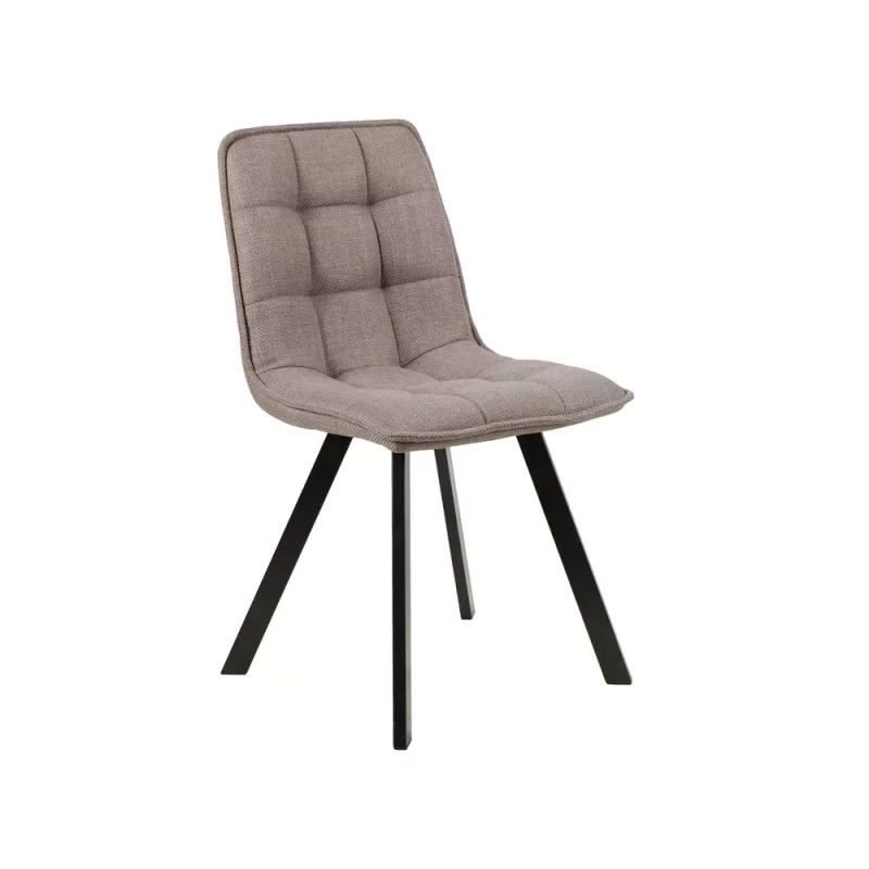 Esszimmerstuhl RIKO - schwarz / beige