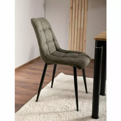 Gepolsterter Esszimmerstuhl LYA 5 - oliv