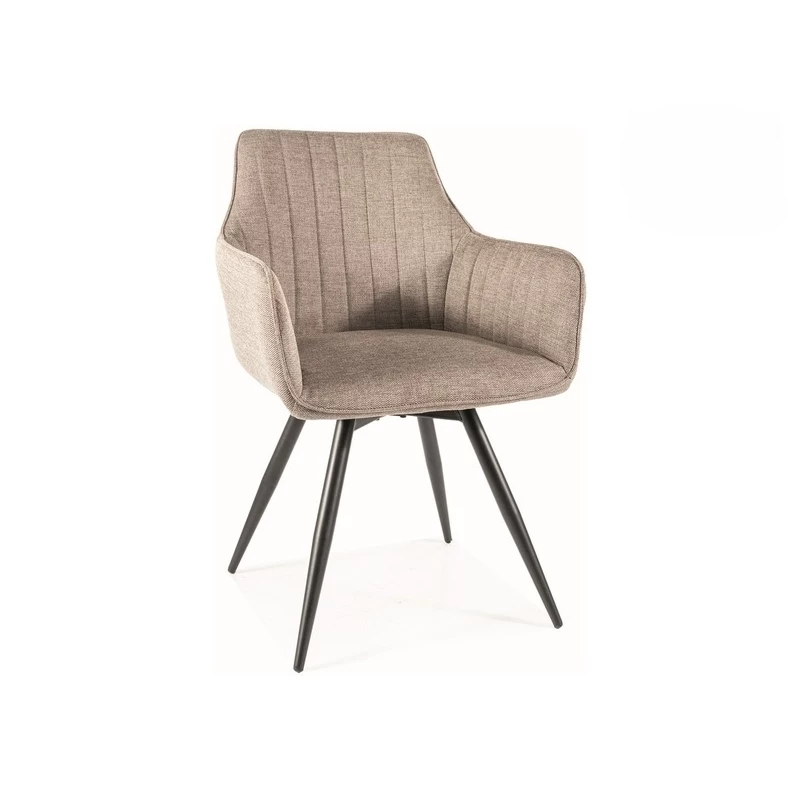 Esszimmerstuhl OTO - schwarz / beige