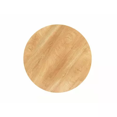 Runder Esstisch 90 cm KAMILO - Eiche / Schwarz