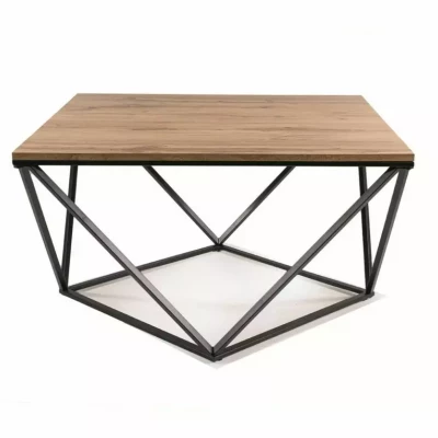 Designer Couchtisch SULO - Eiche / Schwarz