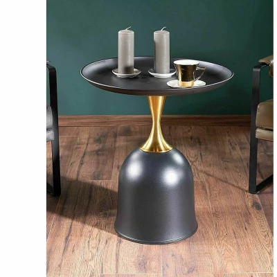 Beistelltisch ERON - schwarz / gold