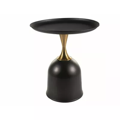 Beistelltisch ERON - schwarz / gold