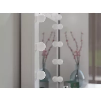 Schminktisch HOLLOW - Kaschmir + Spiegel und LED-Beleuchtung GRATIS