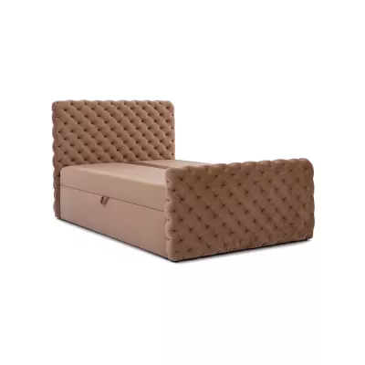 Doppelbett 140x200 CLARITA LUX - beige + GRATIS Matratzenauflage