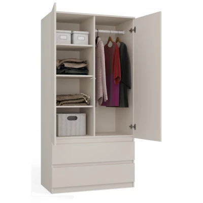 Flurgarderobe 90 cm TAAVI - Kaschmir