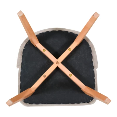 Esszimmerstuhl RAMONA 3 - schwarz / beige