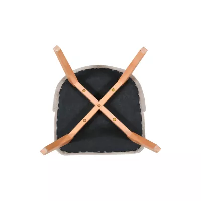 Esszimmerstuhl RAMONA 3 - schwarz / beige