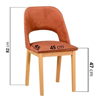 Esszimmerstuhl RAMONA 2 - schwarz / hellbeige