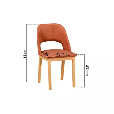 Esszimmerstuhl RAMONA 2 - schwarz / hellbeige
