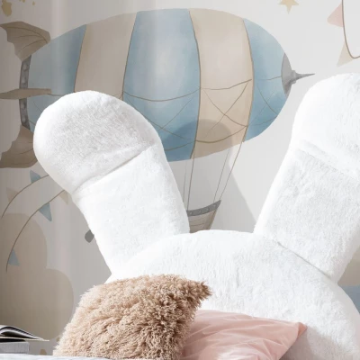 Designer-Kinderbett 100x200 INELA – weiß + GRATIS Matratzenauflage
