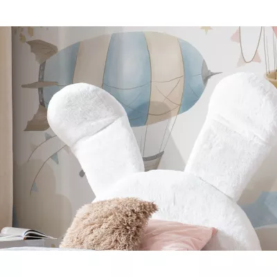 Designer-Kinderbett 100x200 INELA – weiß + GRATIS Matratzenauflage