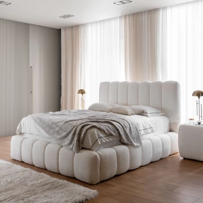 Doppelbett 200x200 ZALY - creme