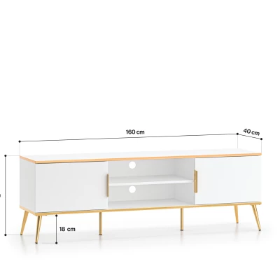 TV-Ständer SICIA - weiß