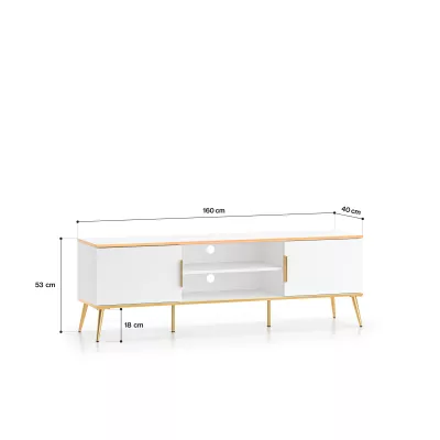 TV-Ständer SICIA - weiß