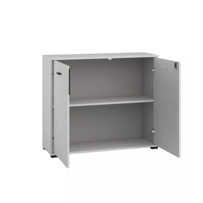 Kommode mit Türen AZRA - silbergrau