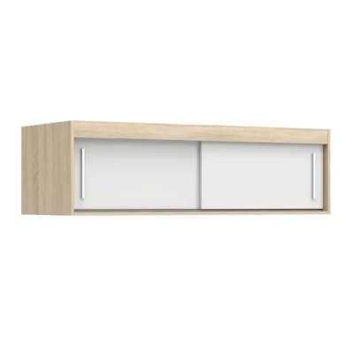 Kleiderschrank Erweiterung 150 cm VALA - Sonoma Eiche / Weiß