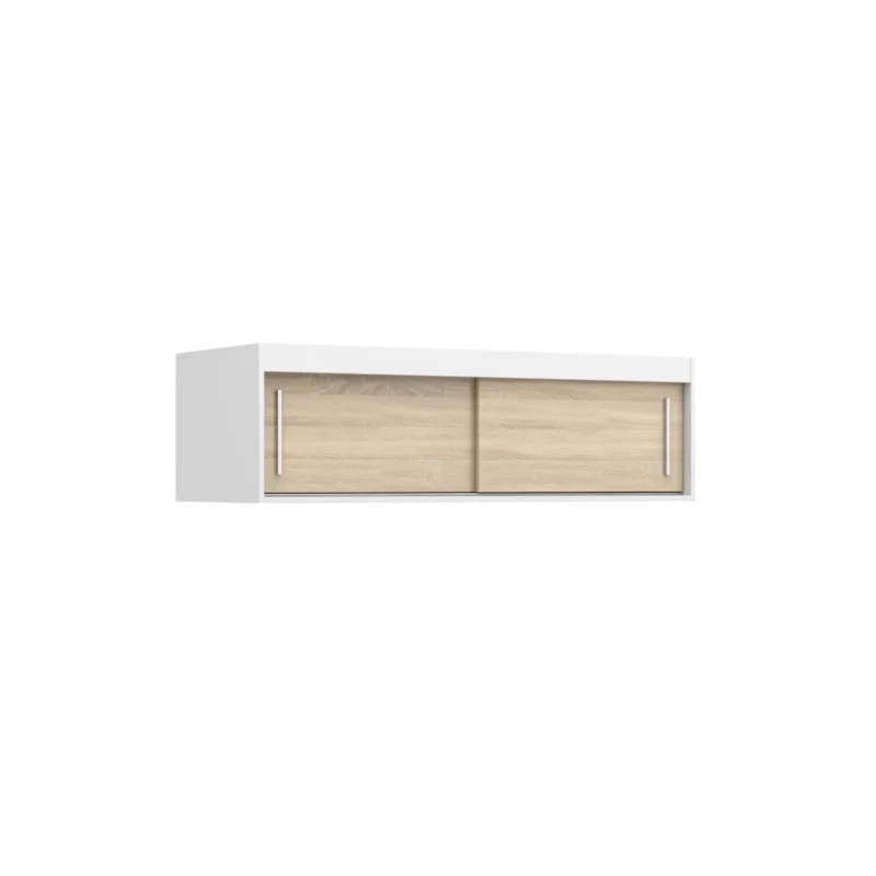 Kleiderschrankerweiterung 150 cm VALA - Weiß / Sonoma Eiche