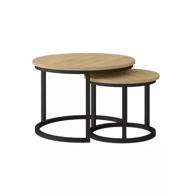 HIKARI Couchtisch-Set - Sonoma-Eiche