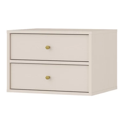 Nachttisch IROS 4 - beige / gold