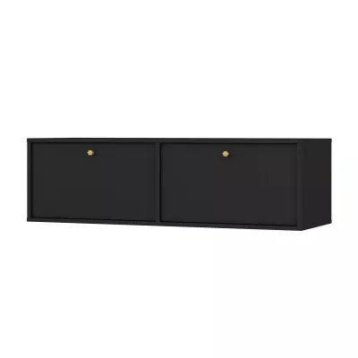 TV-Ständer IROS 4 - Graphitschwarz / Gold