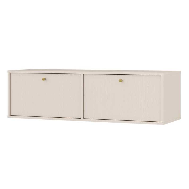 TV-Ständer IROS 4 - Beige / Gold