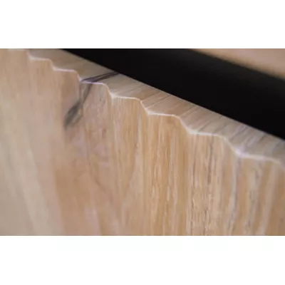 Couchtisch TIRIL - Evoke Eiche / Schwarz