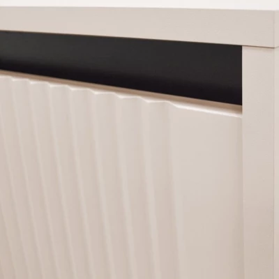TIRIL Hängeschrank - beige / schwarz