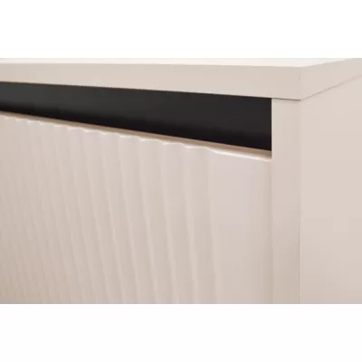 TIRIL Hängeschrank - beige / schwarz