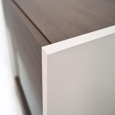 TV-Ständer HELENE – Beige / Okapi-Walnuss