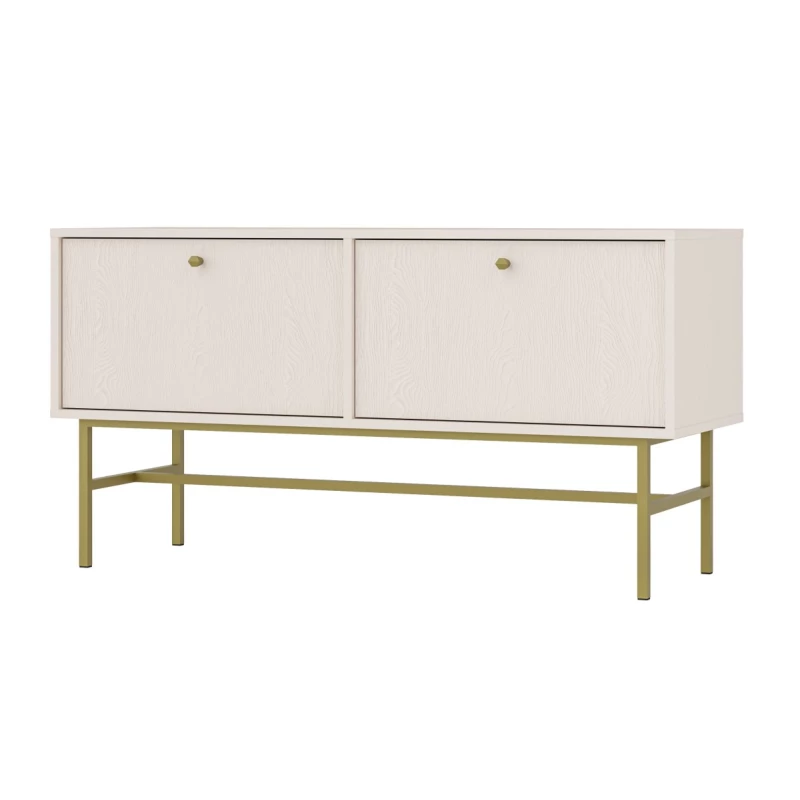 TV-Ständer IROS 3 - Beige / Gold