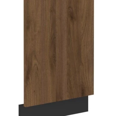 Tür für Einbaugeschirrspüler TOVA - 45x57 cm, Okapi-Nussbaum/Schwarz