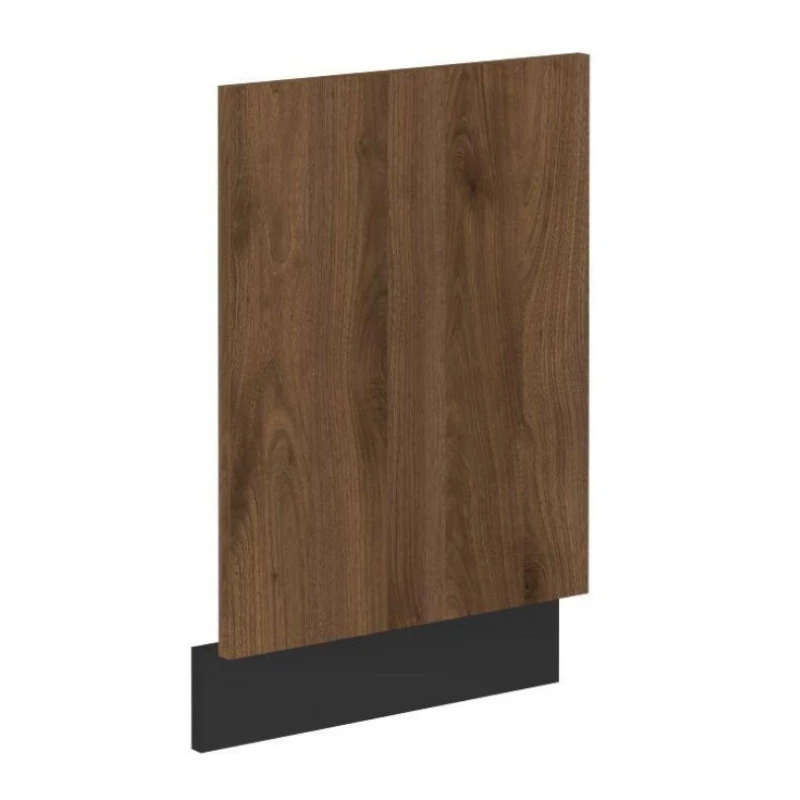 Tür für Einbaugeschirrspüler TOVA - 45x57 cm, Okapi-Nussbaum/Schwarz Tür für Einbaugeschirrspüler TOVA - 45x57 cm, Okapi-Nussbaum/Schwarz