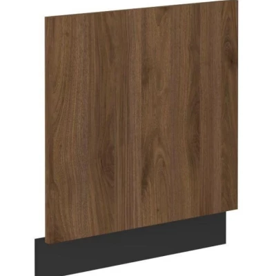 Tür für Einbaugeschirrspüler TOVA - 60x57 cm, Okapi-Nussbaum/Schwarz