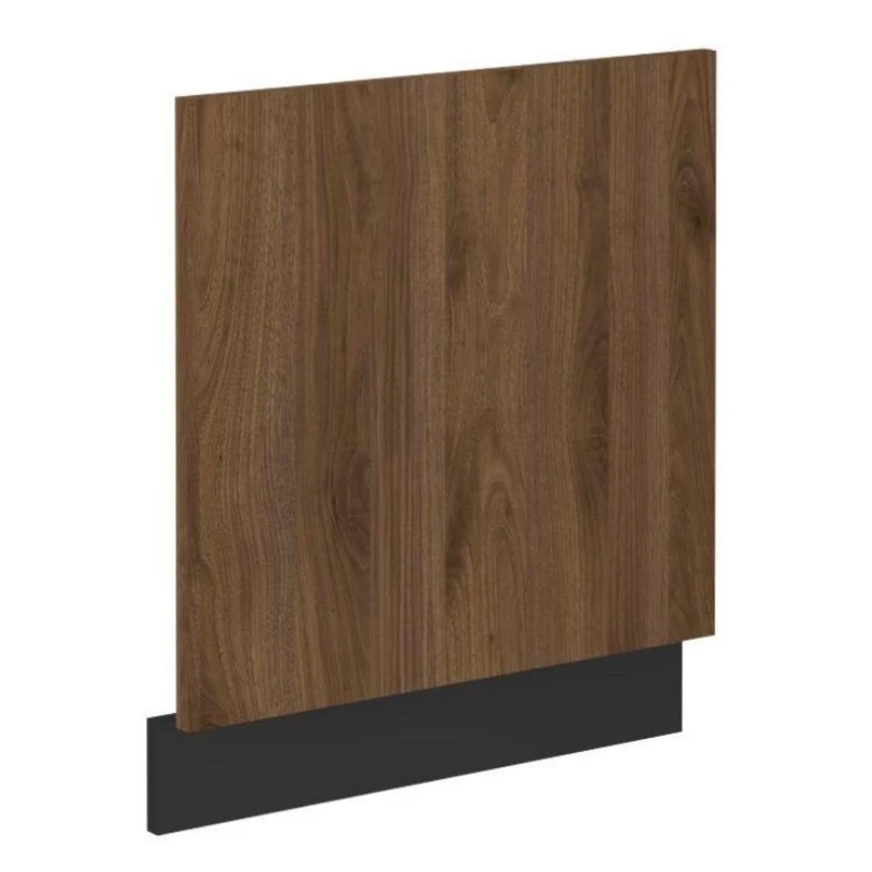 Tür für Einbaugeschirrspüler TOVA - 60x57 cm, Okapi-Nussbaum/Schwarz