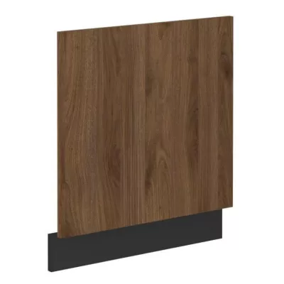 Tür für Einbaugeschirrspüler TOVA - 60x57 cm, Okapi-Nussbaum/Schwarz