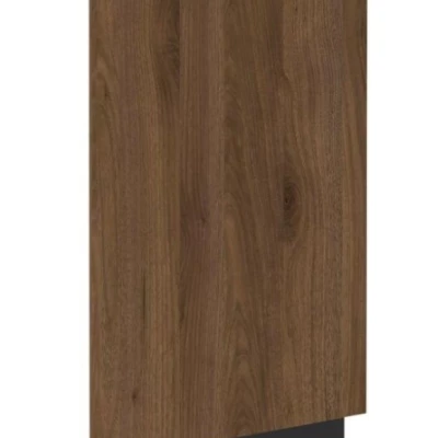 Tür für Einbaugeschirrspüler TOVA - 45x72 cm, Okapi-Nussbaum/Schwarz