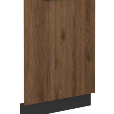 Tür für Einbaugeschirrspüler TOVA - 60x72 cm, Okapi-Nussbaum/Schwarz