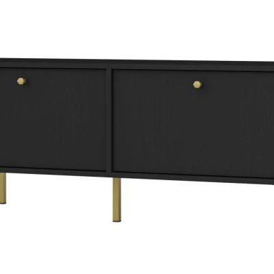 TV-Ständer IROS 2 - Graphitschwarz / Gold