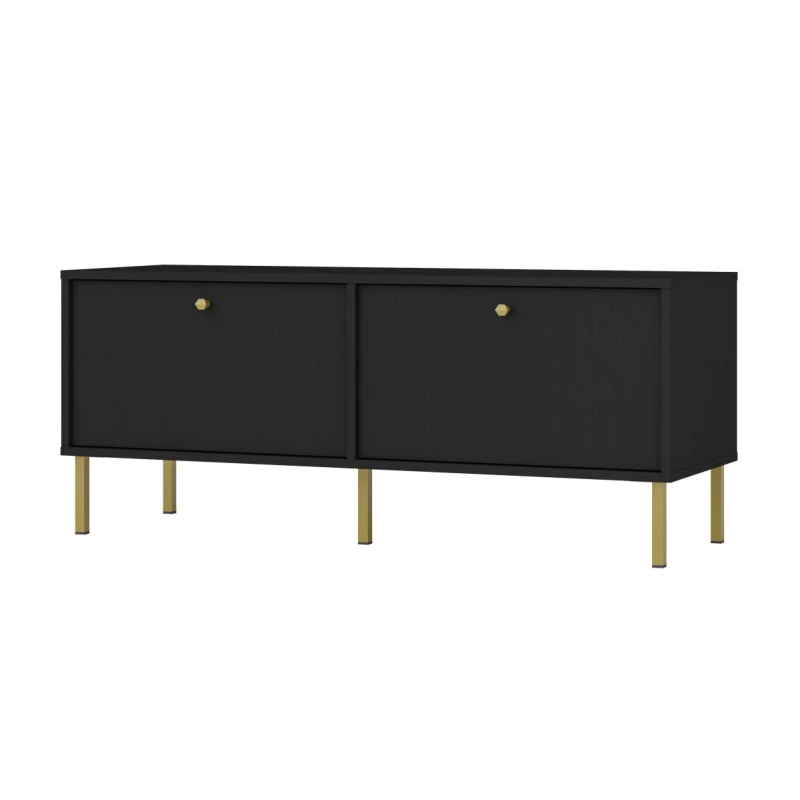 TV-Ständer IROS 2 - Graphitschwarz / Gold
