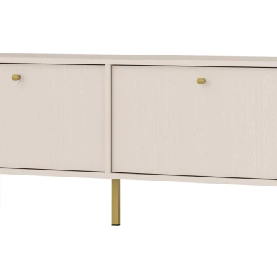 TV-Ständer IROS 2 - Beige / Gold