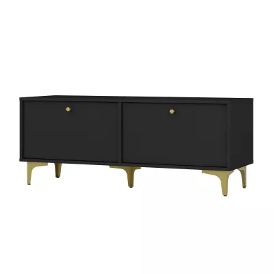 TV-Ständer IROS 1 - Graphitschwarz / Gold