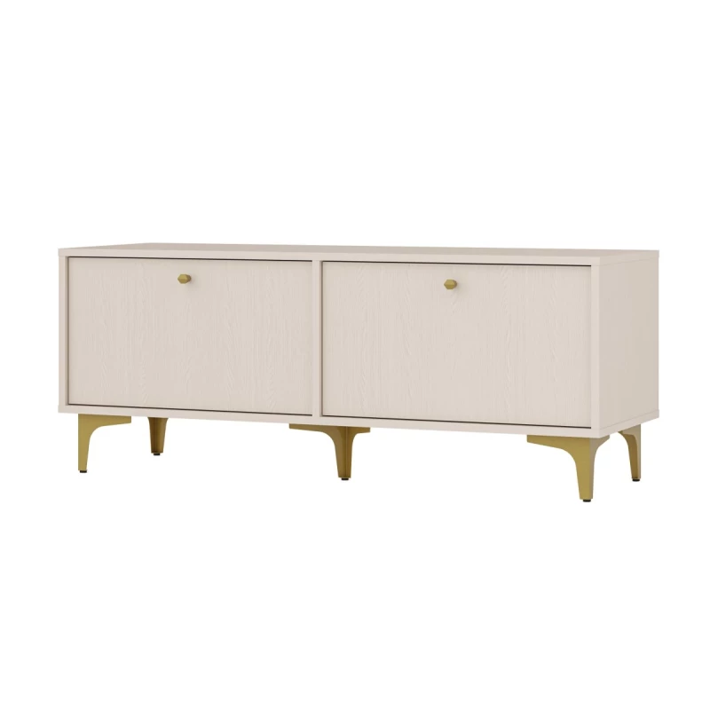 TV-Ständer IROS 1 - Beige / Gold
