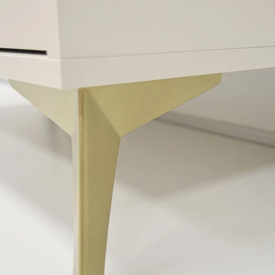 TV-Ständer IROS 1 - Beige / Gold