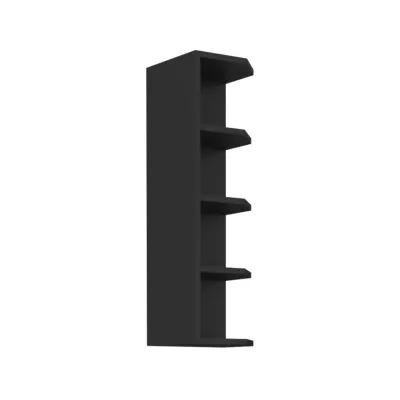 Eckhochschrank TOVA - Breite 30 cm, schwarz