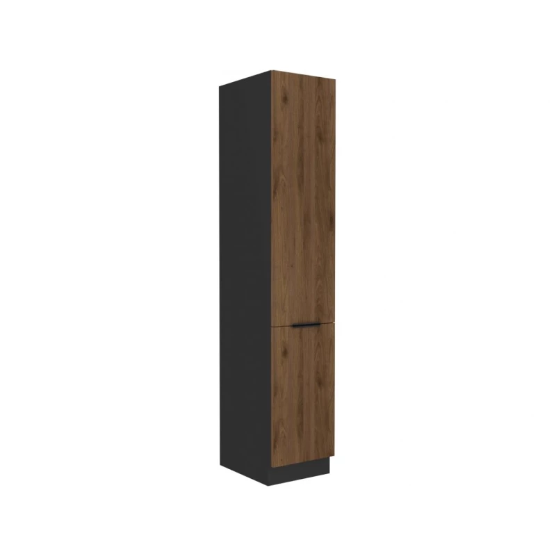 TOVA Küchenschrank – Breite 40 cm, Okapi-Nussbaum / Schwarz