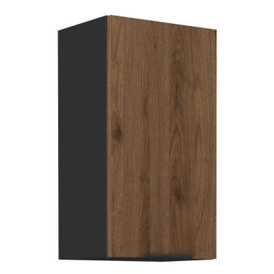 Küchenoberschrank TOVA - Breite 40 cm, Okapi-Nussbaum/Schwarz