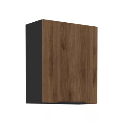 Küchenoberschrank TOVA - Breite 60 cm, Okapi-Nussbaum/Schwarz