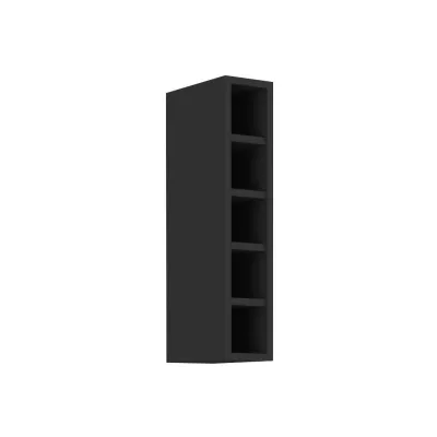 Offener Oberschrank SAJU - Breite 15 cm, schwarz